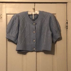 Ollie crop sweater from Hill House Home; size, Medium.